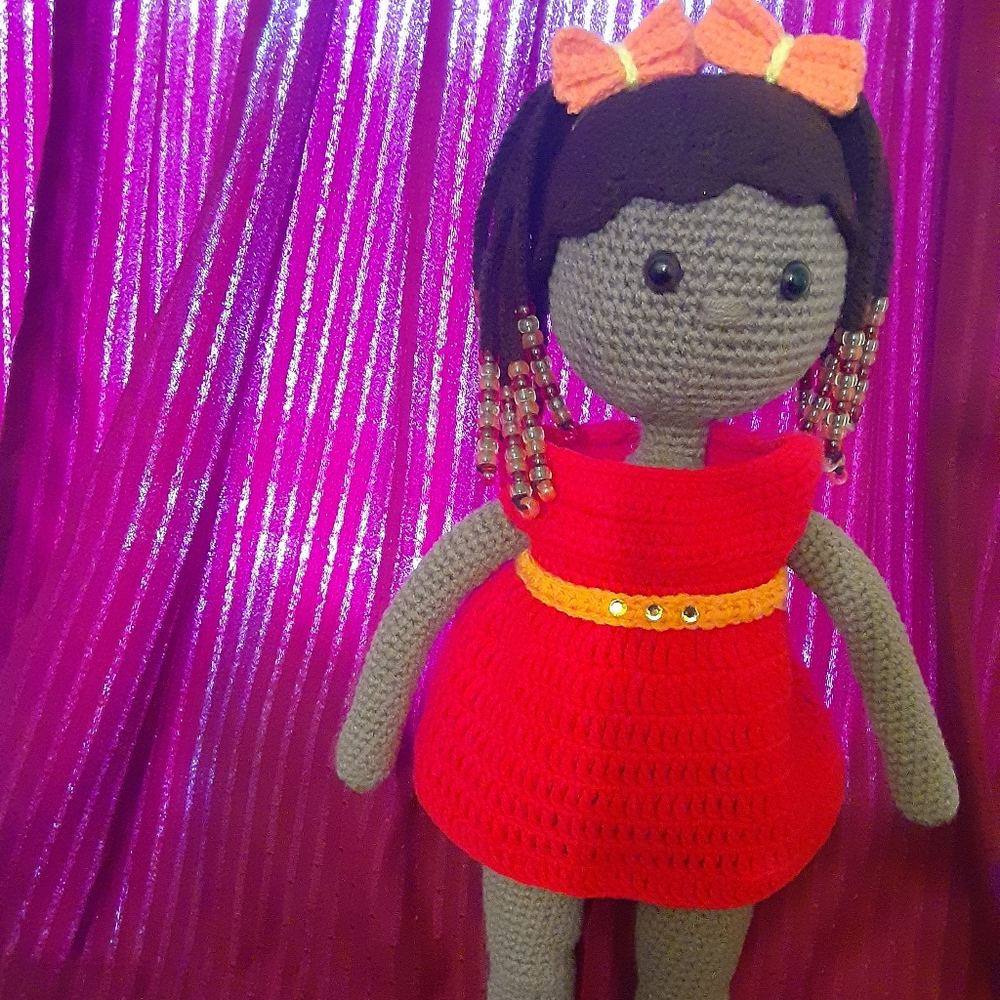 Crocheted doll/friend